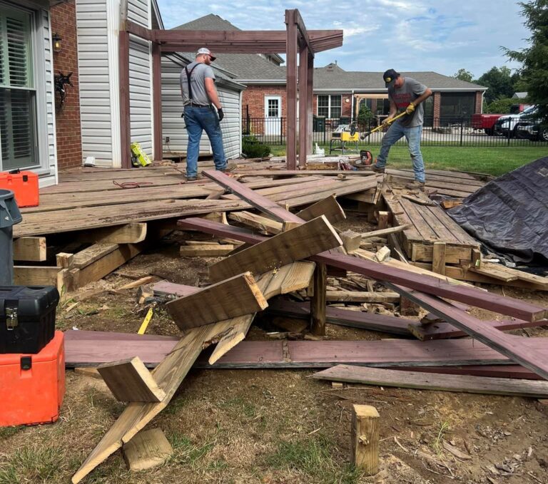 deck demolition in Louisville KY